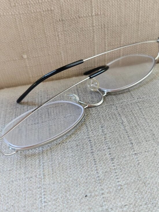 Carrera Glasses Frame Silver Tone Half Rim Wired Eyeglasses Frame Made in Italy main image 7